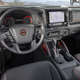 ...and the interior of the new Nissan Frontier. Notice the old-school parking brake?